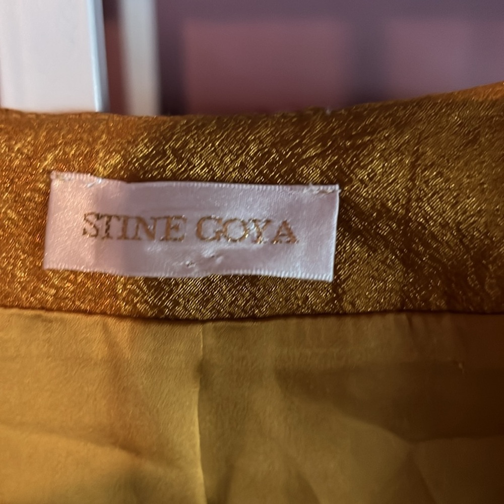 Stine Goya Steffi Gold Wrap Dress - Picture 6 of 14